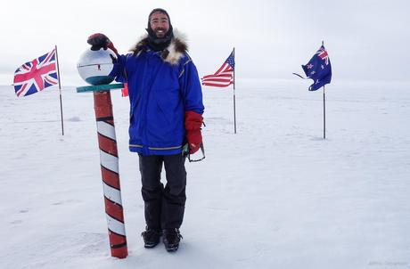 Antarctica 2012: Who Welcomes The Skiers At The Pole?