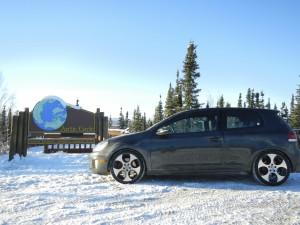 GTI at the Arctic Circle Road Trip from Florida to Alaska
