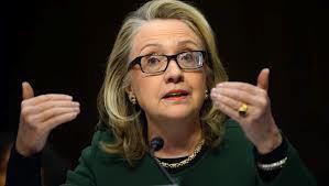 Secretary Hilary Clinton during the Benghazi hearings