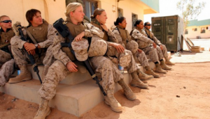 DOD approves women in combat, China makes plans to invade U.S. at low point of menstrual cycle Hard to believe this picture communicates weakness