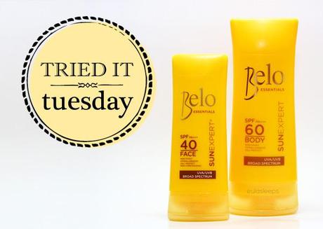 Tried it Tuesday: Belo Essentials SunExpert Face Cover SPF 40 and Body Shield SPF 60