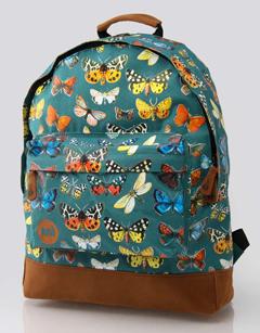 Mi-Pac Allover Animal Print Collection green butterfly