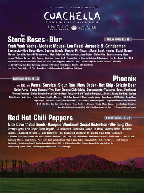  COACHELLA LINEUP ANNOUNCED AND ITS AMAZING