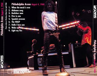 1968-08-04 Philadelphia Arena - Philadelphia, PA