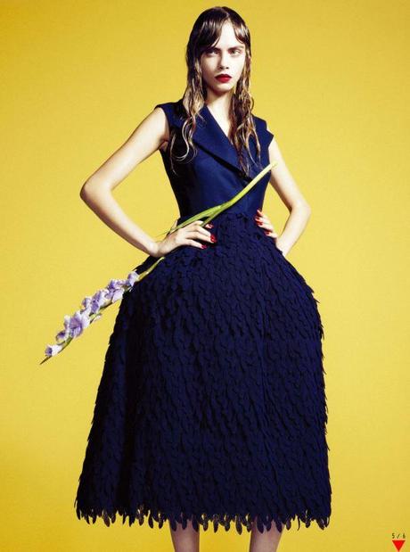 Cara Delevingne by Sofia Sanchez & Mauro Mongiello for Vogue Korea December 2012 3
