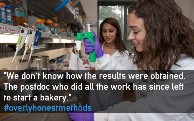 Scientist Confessions #OverlyHonestMethods