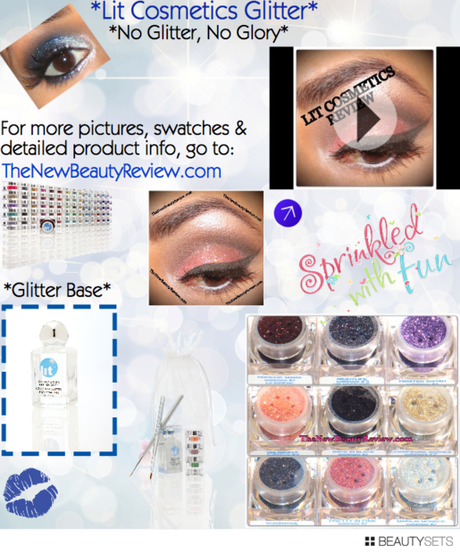 Beautysets - *Lit Cosmetics Glitter Review*