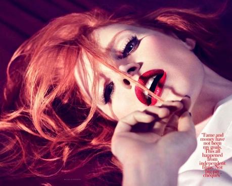 Jessica Chastain by Micaela Rossato for InStyle UK February 2013 4