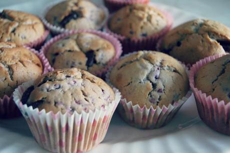*Sunday baking : Milk chocolate & raspberry muffins*