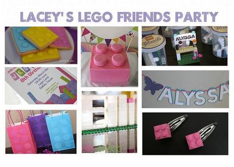 Lego Friends Party Mood Board