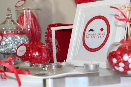 Step Right Up to the Fancy Photobooth, A Red and White Candy Buffet by Sweet Styling by Thanh