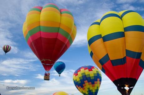 Yuma Balloon Festival Balloons in Flight