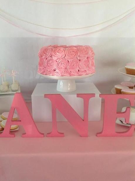 A Beautiful Pink Themed Birthday by Cupcakes by Tan