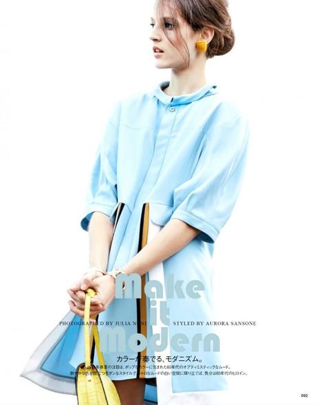 Othilia Simon by Julia Noni for Vogue Japan March 2013