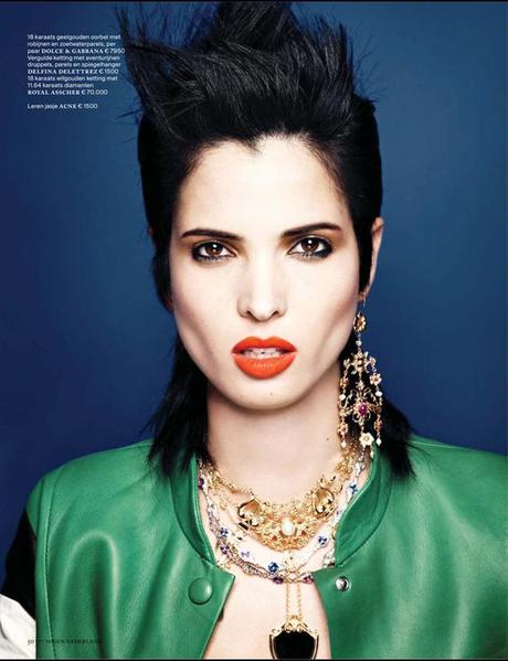 Hanna Ben Abdesslem for Vogue Netherlands January:February 2013 by Johan Sandberg