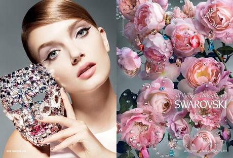 Candice Swanepoel and Lily Donaldson for Swarovski Spring:Summer 2013 campaign by Nick Knight