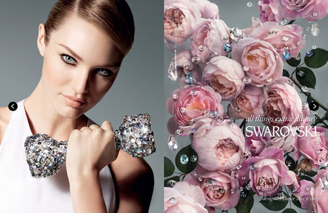 Candice Swanepoel and Lily Donaldson for Swarovski Spring:Summer 2013 campaign by Nick Knight2
