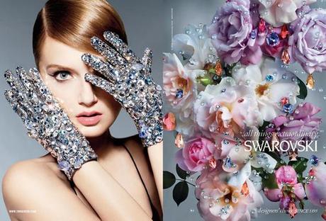 Candice Swanepoel and Lily Donaldson for Swarovski Spring:Summer 2013 campaign by Nick Knight 4