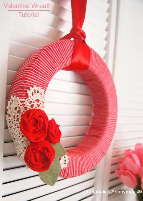 10 Valentine Wreaths - Paperblog