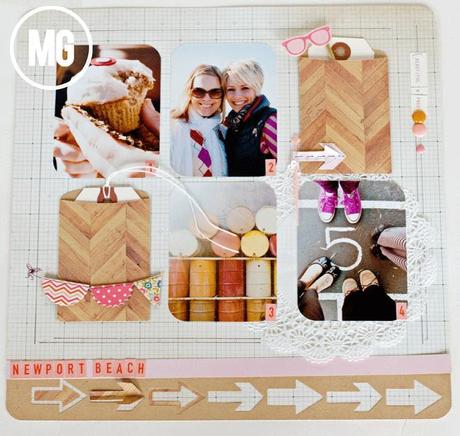A fun layout with Lifestyle Crafts...or: how I can't get enough arrows...no really...I can't.