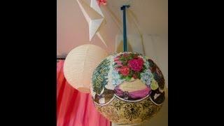 decoupage photo decoupage 9 DIY Ways to Dress Up a Lantern Fun & Festive!