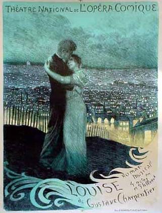 poster from the opera Louise