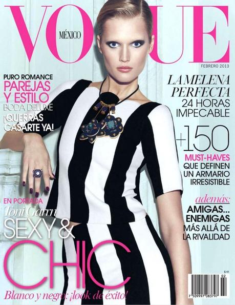 Toni Garrn by Nagi Sakai for Vogue Mexico February 2013