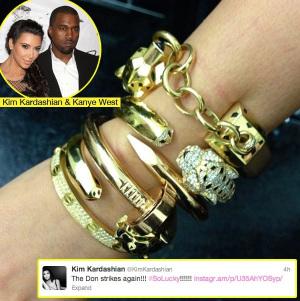 Kim K Cartier Bracelets