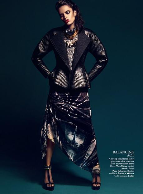 Lakshmi Menon for Vogue India’s February 2013 by Kevin Sinclair 5