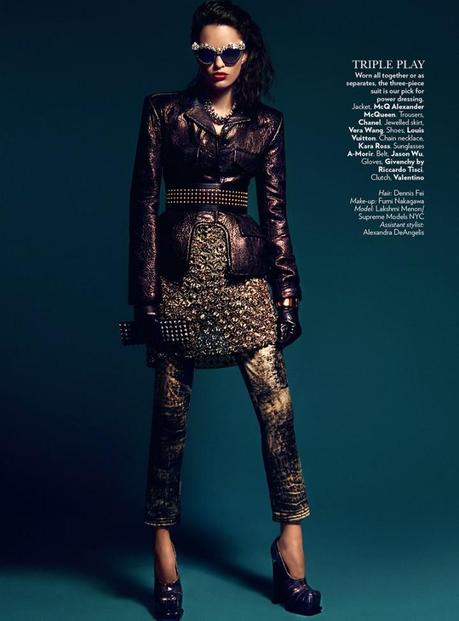 Lakshmi Menon for Vogue India’s February 2013 by Kevin Sinclair 6