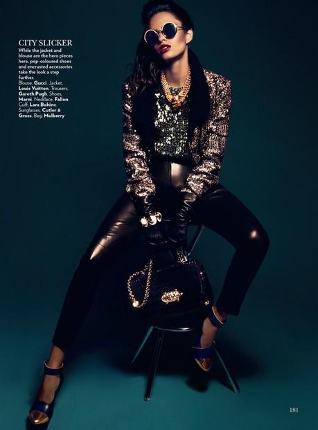 Lakshmi Menon for Vogue India’s February 2013 by Kevin Sinclair