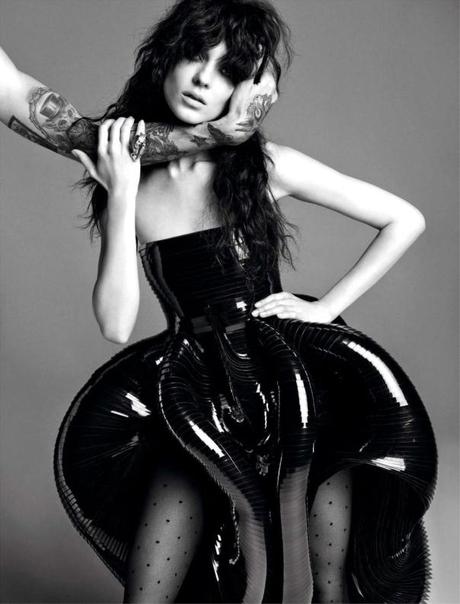 Kati Nescher by Inez & Vinoodh for Vogue Paris November 2012 2
