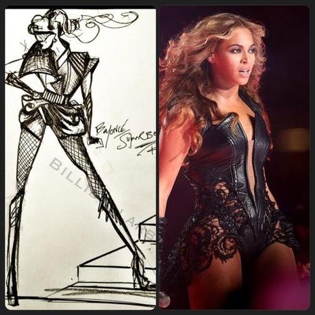 Celeb Style: Beyonce in @RubinSinger at the SuperBowl Pepsi...