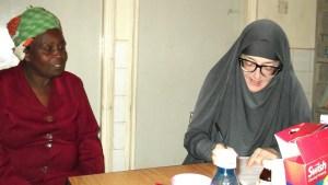 Comedy critic Kate Copstick at home in the slums of Kenya: a life less ordinary Kate Copstick (right) at work for Mama Biashara