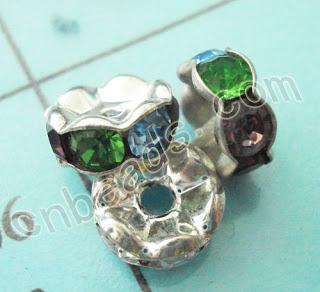 how to order rhinestone rondelle beads from China beads factory