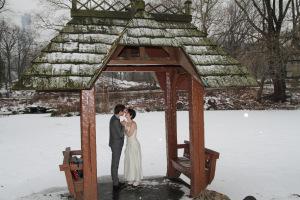 wagner cove winter wedding central park