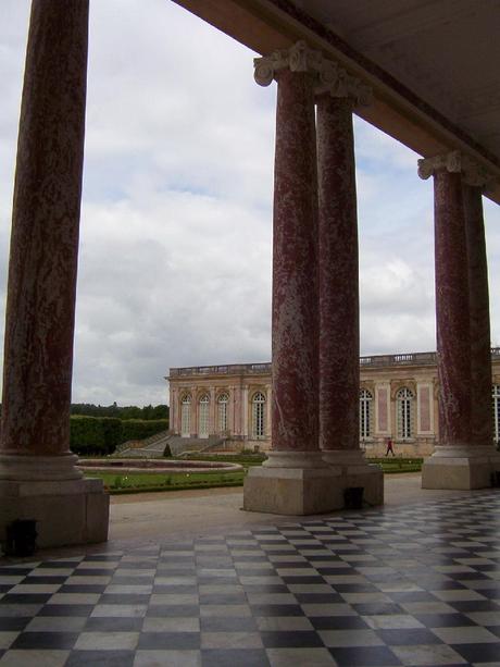 The Grand Trianon - view through arches - Domain of Versailles - France