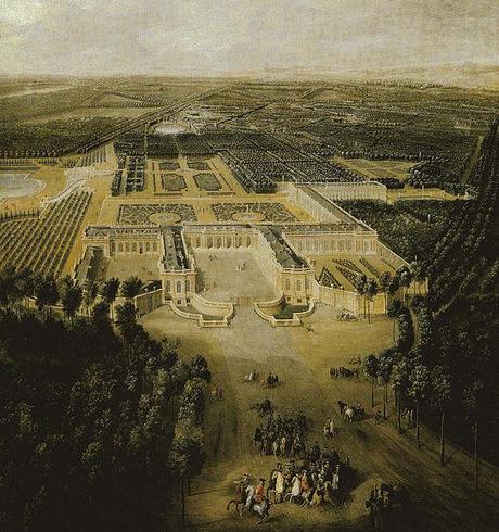 Grand Trianon Castle in 1700 - Domain of Versailles - France
