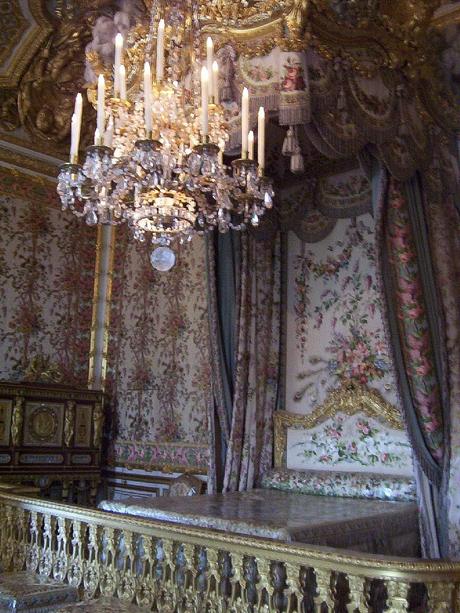 Queen Marie-Antoinette's Bedchamber at Versailles - France