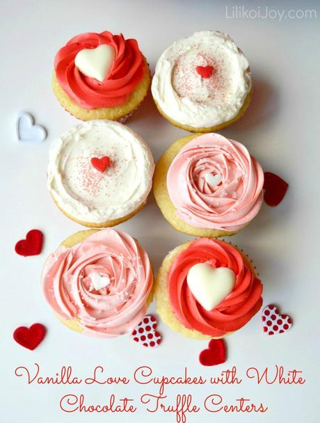 love heart cupcakes