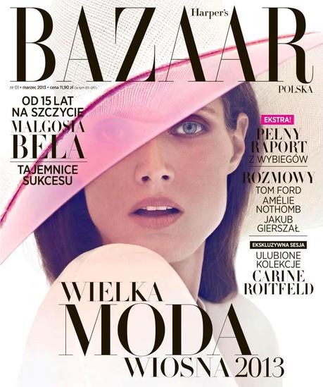 Cover- Malgosia Bela by Koray Birand for Harper’s Bazaar Poland March 2013