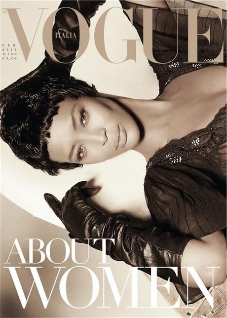Cover- Naomi Campbell for Vogue Italia February 2013 by Steven Meisel