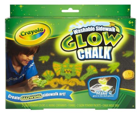 crayola glow chalk photo crayola glow chalk Glow in the Dark Chalk Lights up a Sleepover