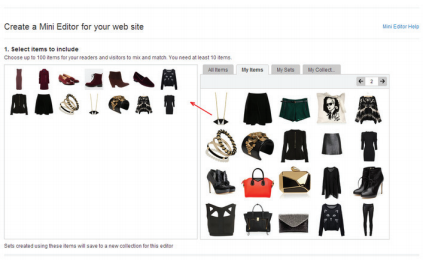 Polyvore Guide for Retailers & Brands: The Mini Editor