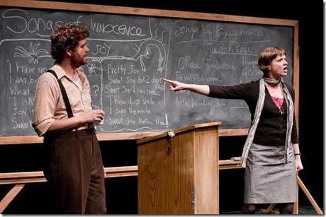 Colm O’Reilly and Diana Slickman star in Theater Oobleck's Review: There Is A Happiness That Morning Is (Theater Oobleck)