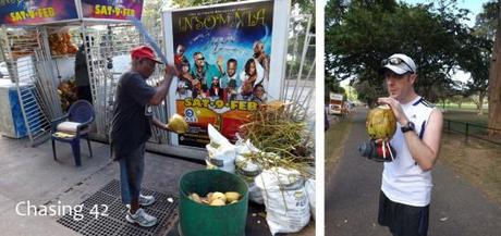 T & T Chronicles: Dancing with Lady Chancellor Fresh coconut water...amazing!