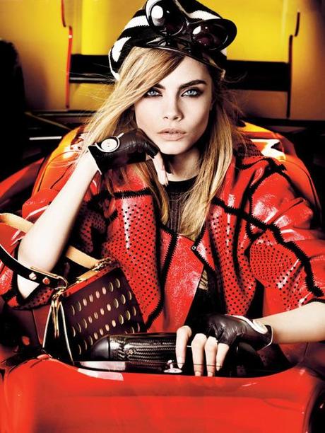 Cara Delevingne for Vogue UK March 2013 in Chasing...