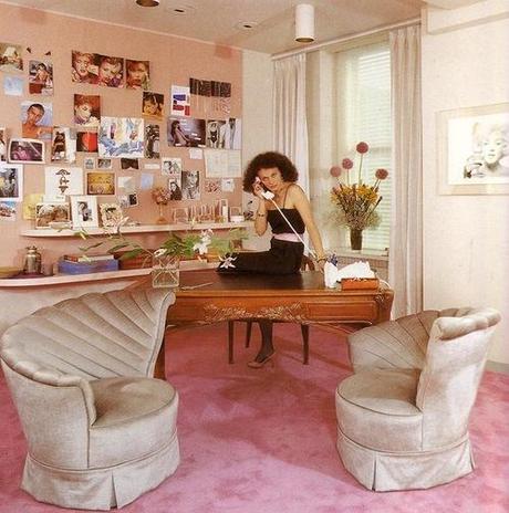 DVF in her office in the 70s