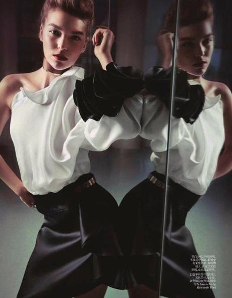 Arizona Muse for Vogue China March 2013 in Le Nouveau...
