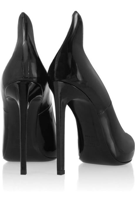 Saint Laurent Patent-leather escarpins ($685) Saint Laurent Patent-leather escarpins ($685)